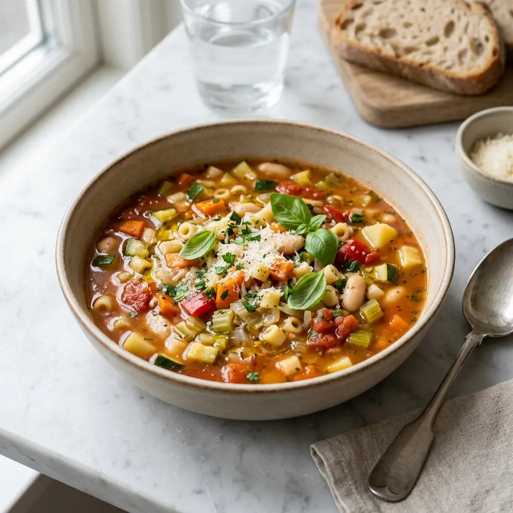 イタリア風野菜スープの完成料理写真