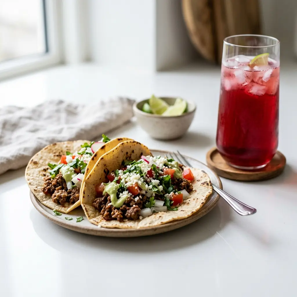 メキシカンタコスの完成料理写真