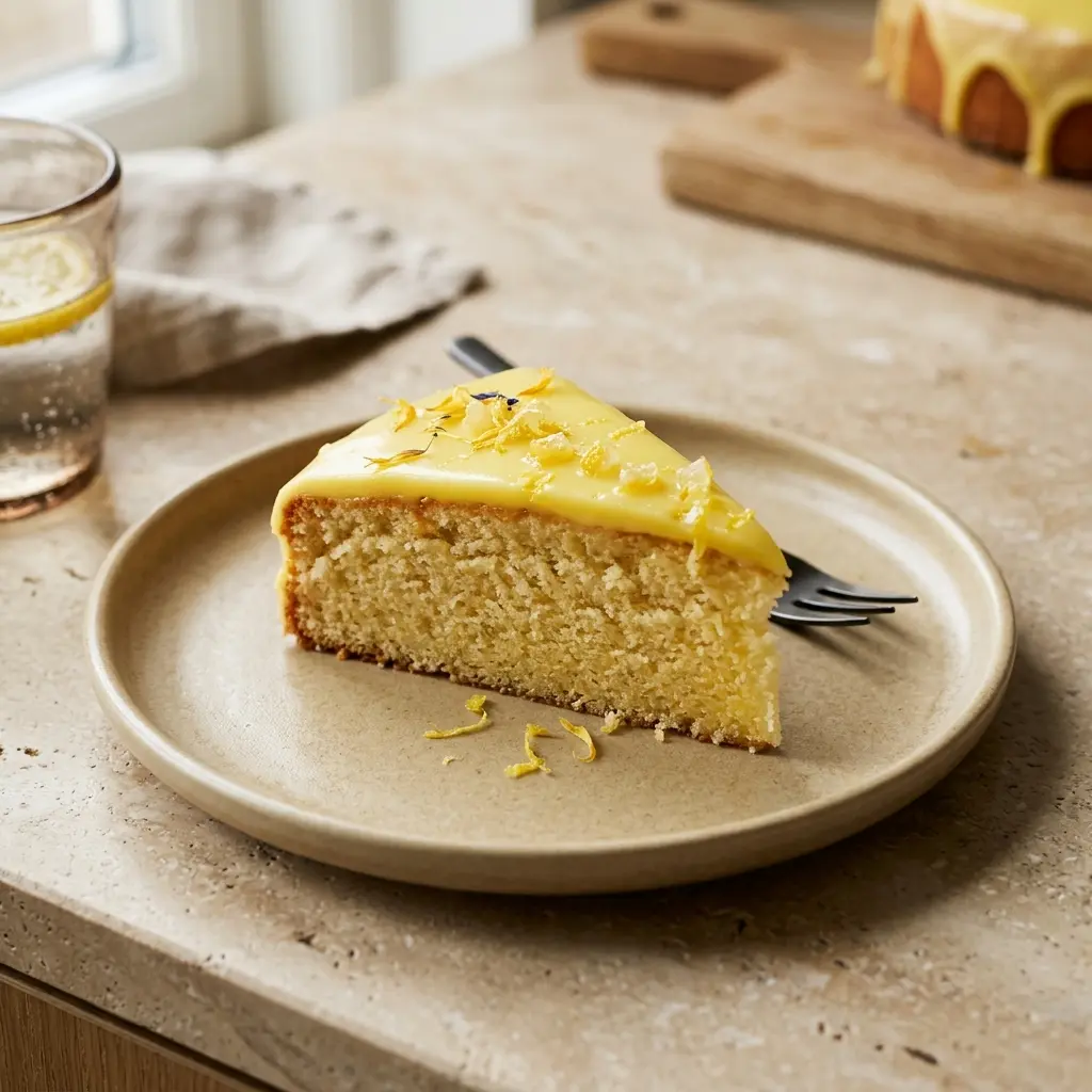 レモンケーキの完成料理写真