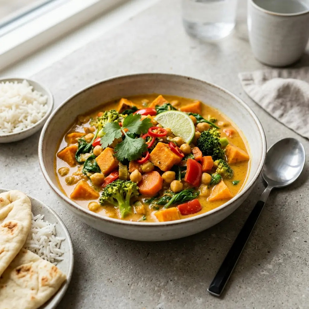野菜カレーの完成料理写真